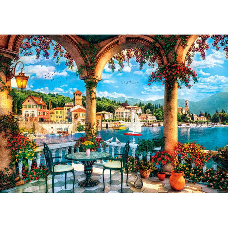 Clementoni: Balcony View Of Lake Como Puzzle - 1000pc