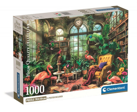 Clementoni: The Greenhouse Library - 1000pc Puzzle