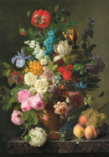 Clementoni Bowl of Flowers Jigsaw Puzzle - 1000 Piece - Museum Collection - (39970)
