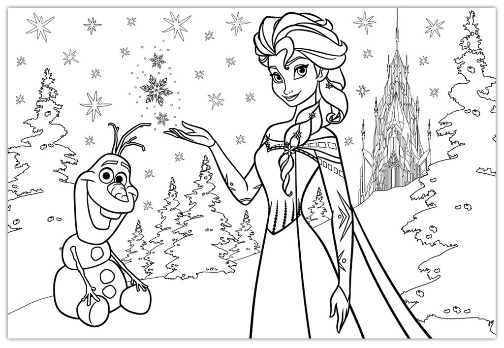Lisciani Disney Frozen Double Sided Jigsaw Puzzle - 108 Piece