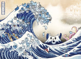 Exploding Kittens Puzzle The Great Wave Off Cat-A-Gawa 1,000 pieces