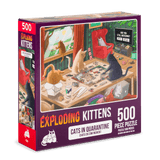 Exploding Kittens Puzzle Cats in Quarantine 1,000 pieces