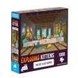 Exploding Kittens Puzzle Cats Last Supper 1,000 pieces