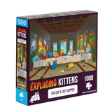 Exploding Kittens Puzzle Cats Last Supper 1,000 pieces