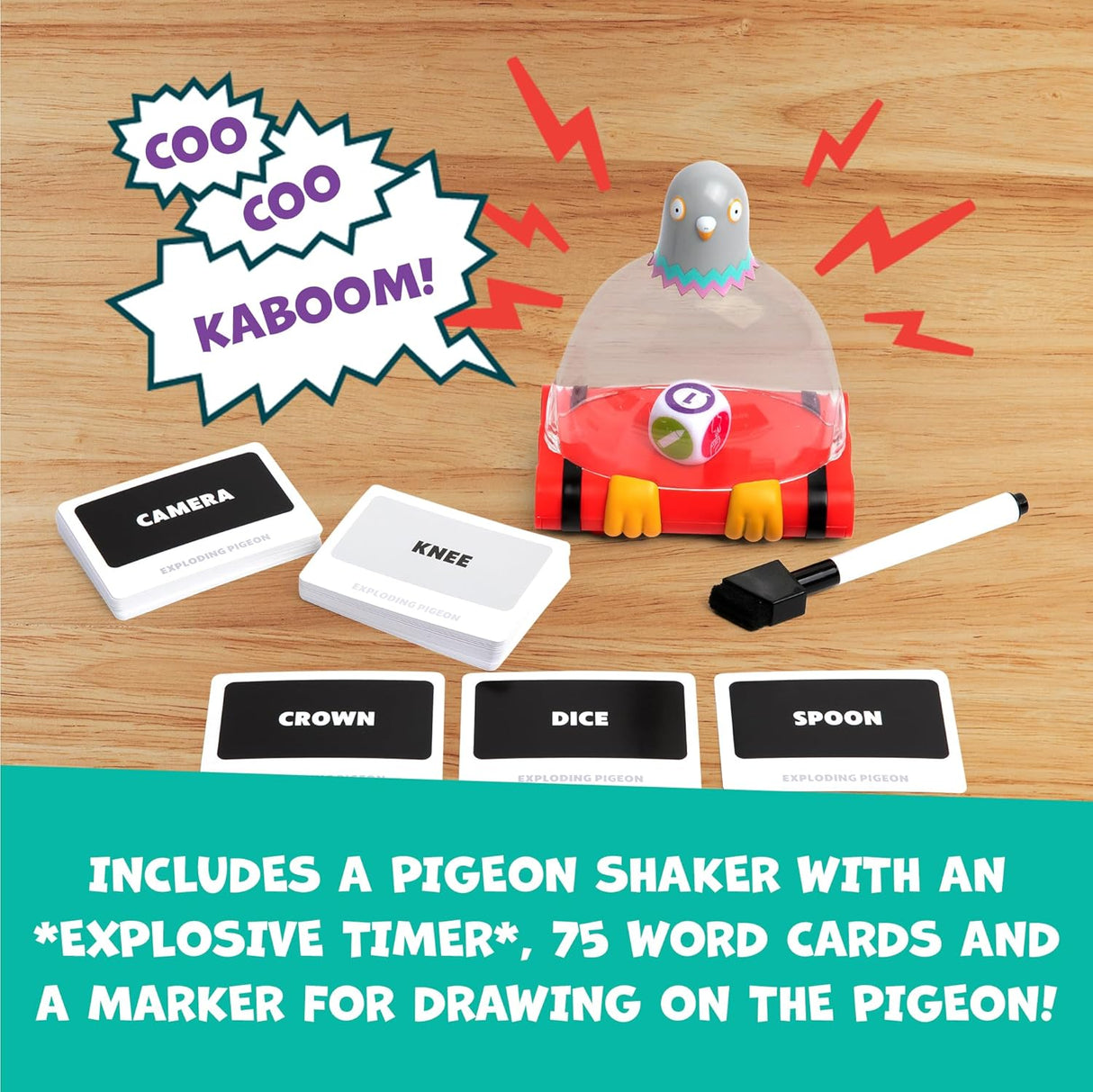 Exploding Pigeon (By Exploding Kittens)