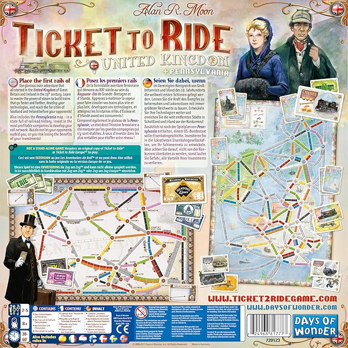 Ticket to Ride United Kingdom Expansion