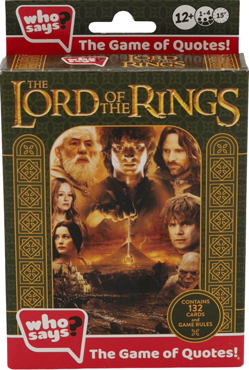 Who Says? The Lord of the Rings