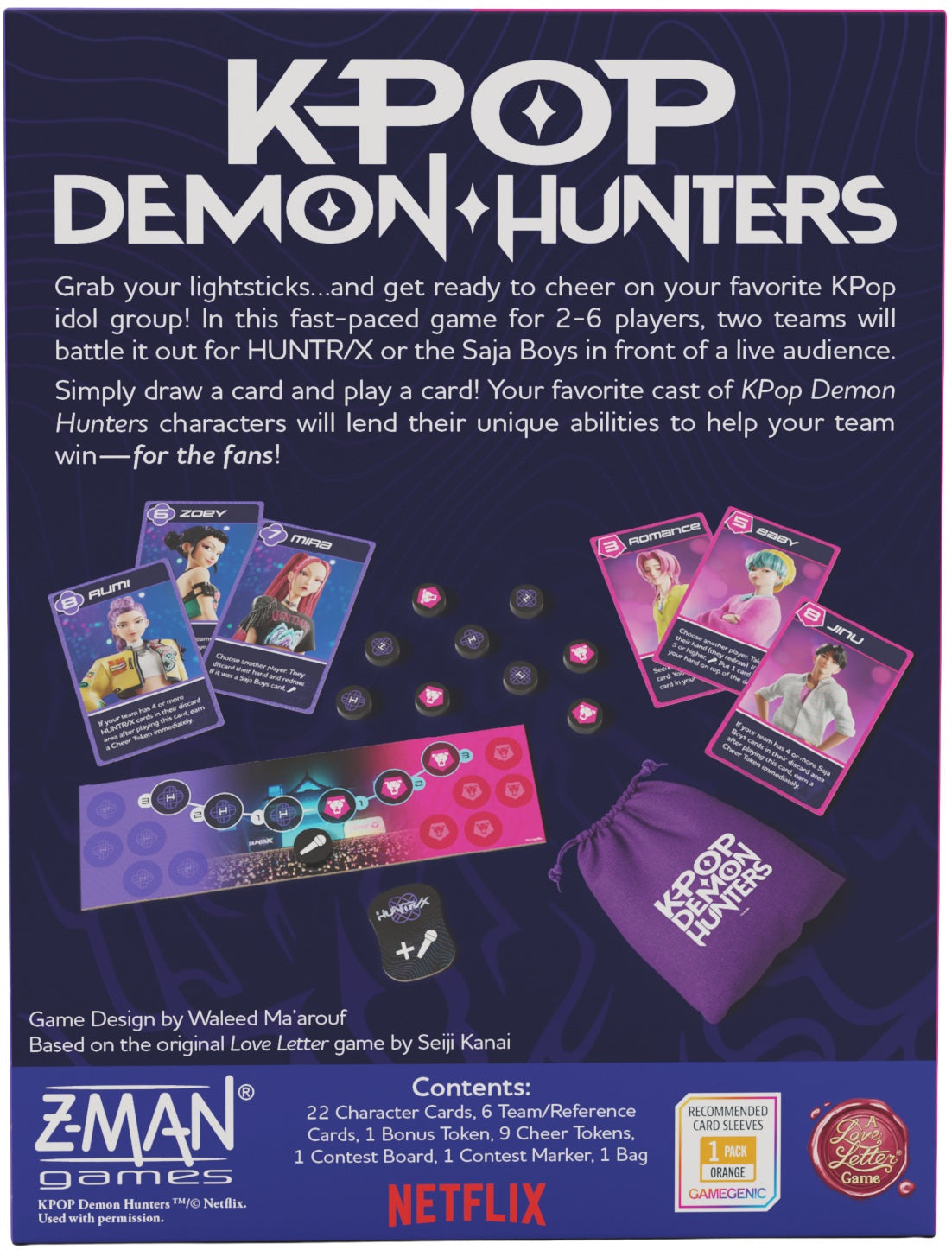 K-Pop Demon Hunters Battle for the Spotlight (A Love Letter Game)