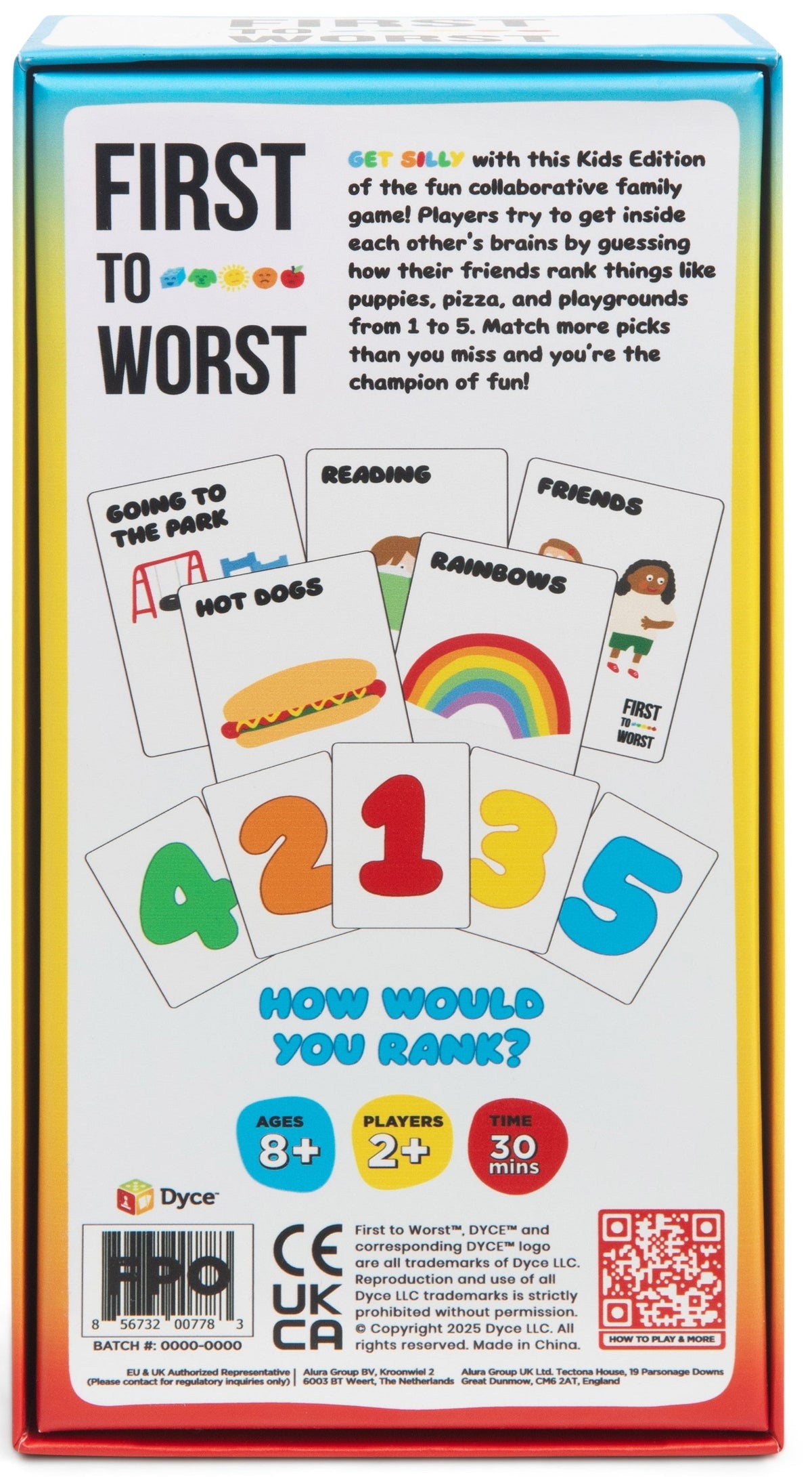 First to Worst Kids Edition