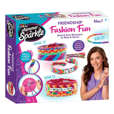 Shimmer 'n Sparkle A - Z Fashion Bead Bracelet - Starter Set