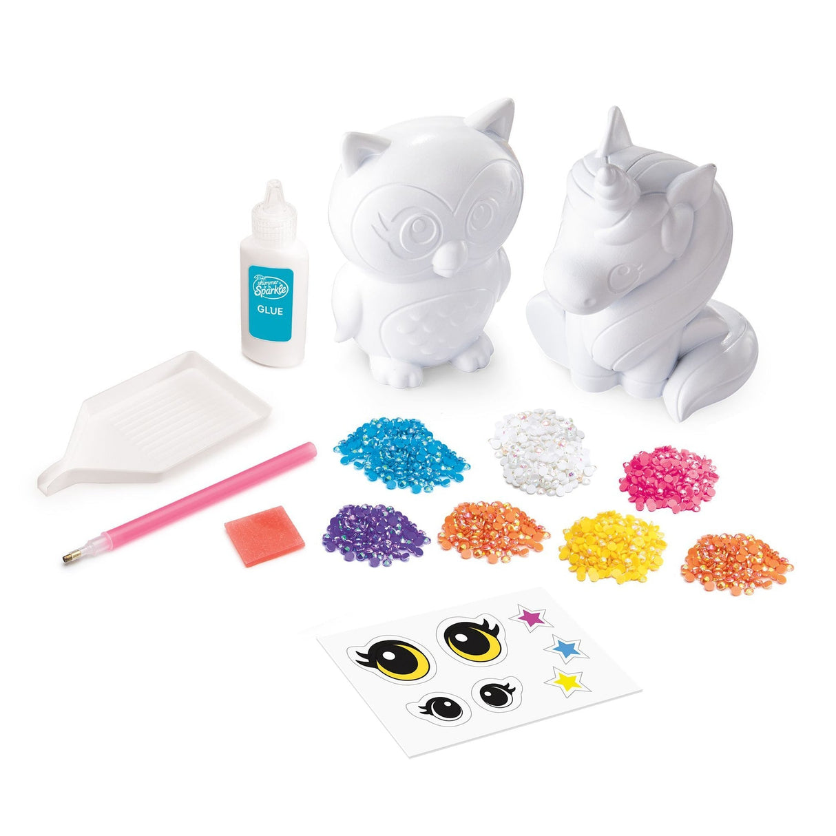 Shimmer 'n Sparkle 3D Crystal Gem Creations - Starter Set