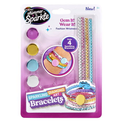 Shimmer 'n Sparkle Sparkling Diamond Art Bracelets