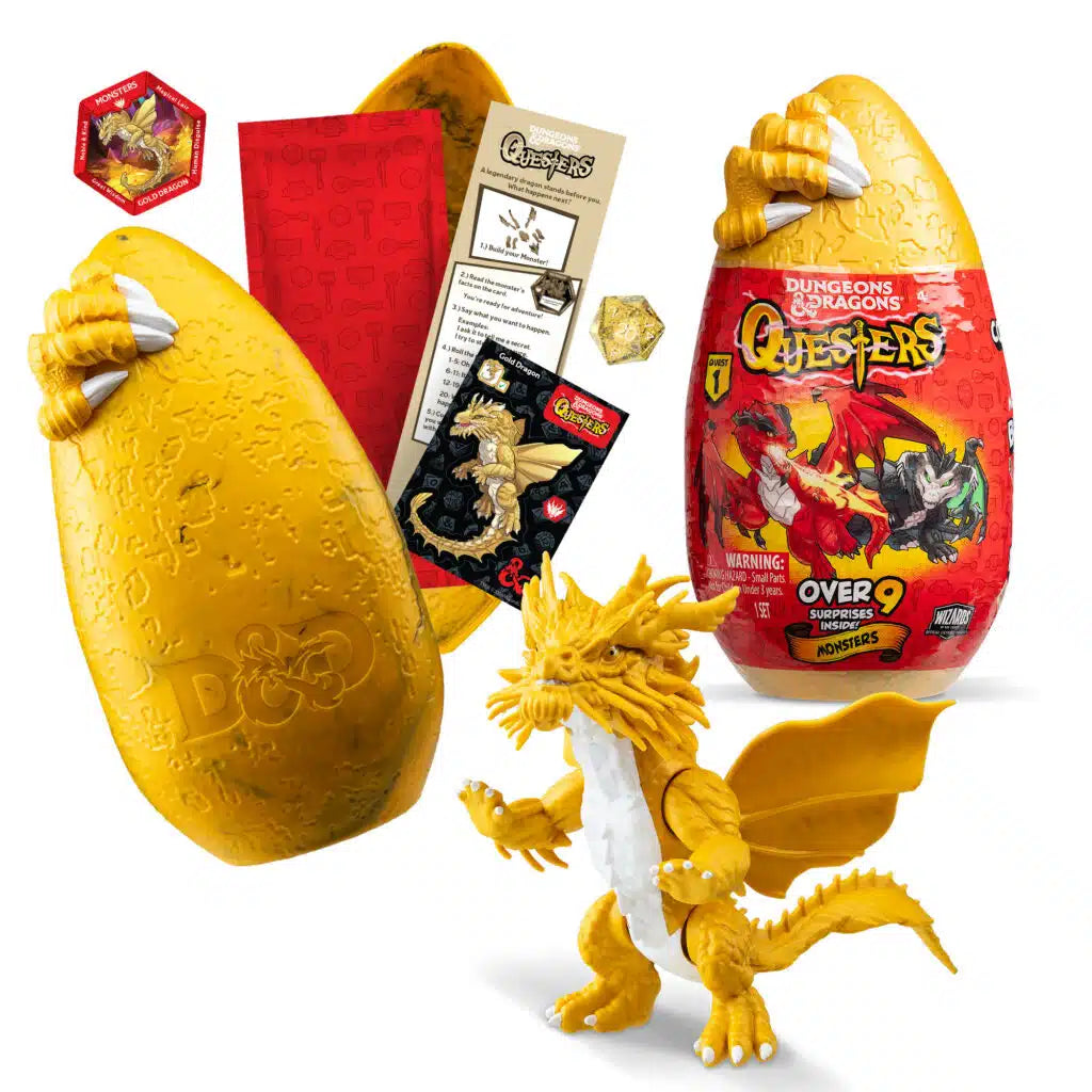 Dungeons & Dragons Questers Monsters - Gold Dragon