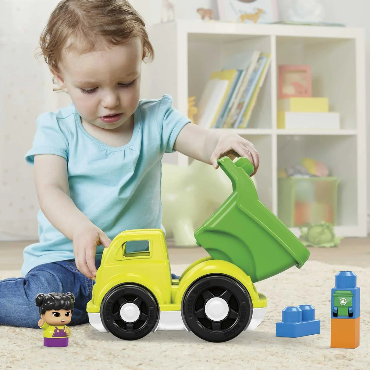 Mega Bloks: Block Buddies - Raphy Recycling Truck