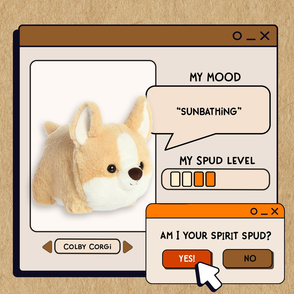 Aurora Spudsters - Colby Corgi (25cm)