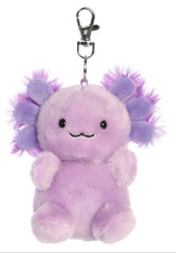 Palm Pals Clip-on Plush - Xavier Purple Axolotl