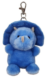 Palm Pals Clip-on Plush - Tank Triceratops
