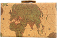 Backgammon Antique World Map Tan (38cm/15")