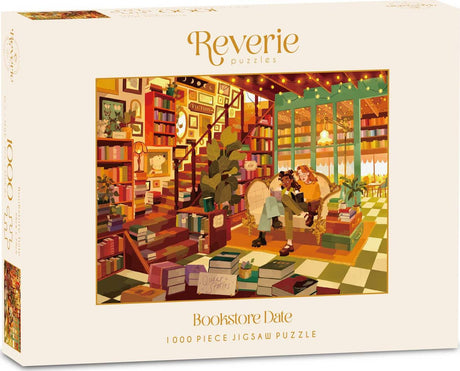 Reverie Puzzles: Bookstore Date Jigsaw Puzzle - 1000 Pieces
