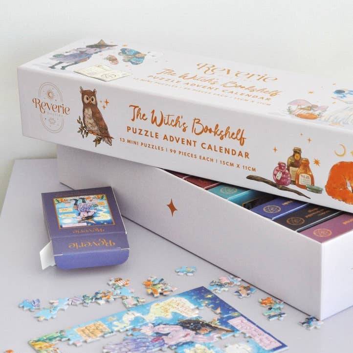 Reverie Puzzles: The Witch's Bookshelf Puzzle Advent Calendar