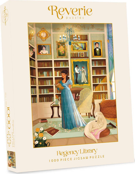 Reverie Puzzles: Regency Library Jigsaw Puzzle - 1000 Pieces