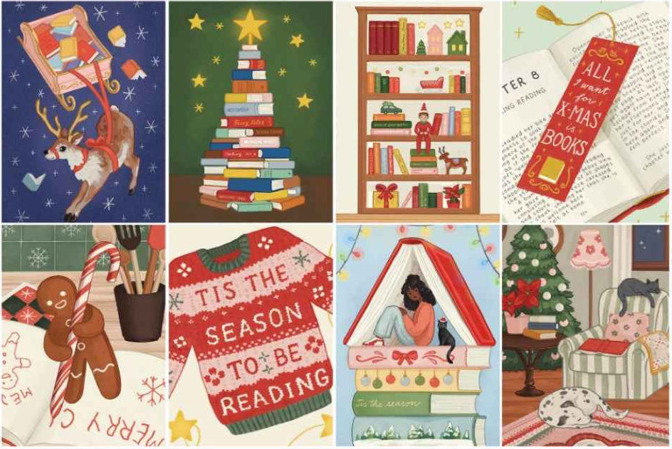 Reverie Puzzles: A Bookish Christmas Puzzle Advent Calendar (99 Piece Version)