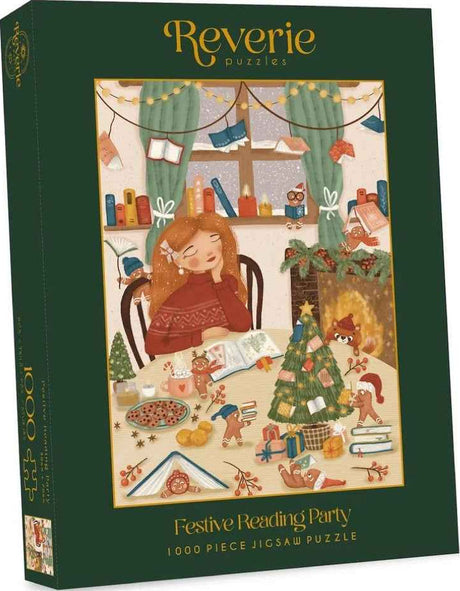 Reverie Puzzles: Festive Reading Party Jigsaw Puzzle (1000 Pieces)