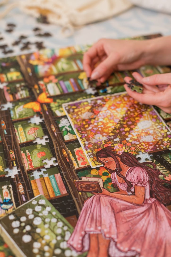 Reverie Puzzles: Botanical Library Jigsaw Puzzle (1000 Pieces)