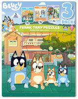 Bluey Frame Tray Puzzles - 3 Pack