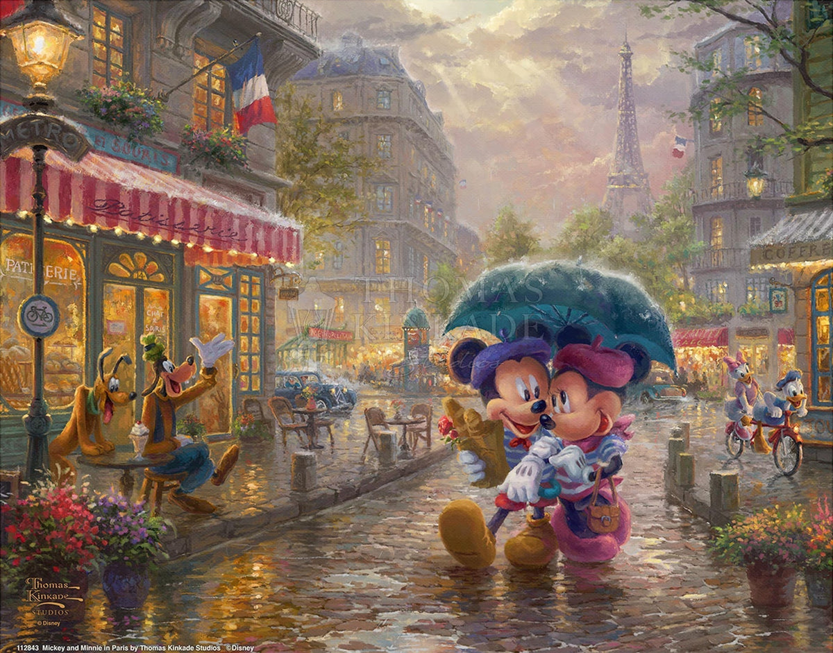 Harlington Thomas Kinkade  PQ Paris at Night 1000 pieces