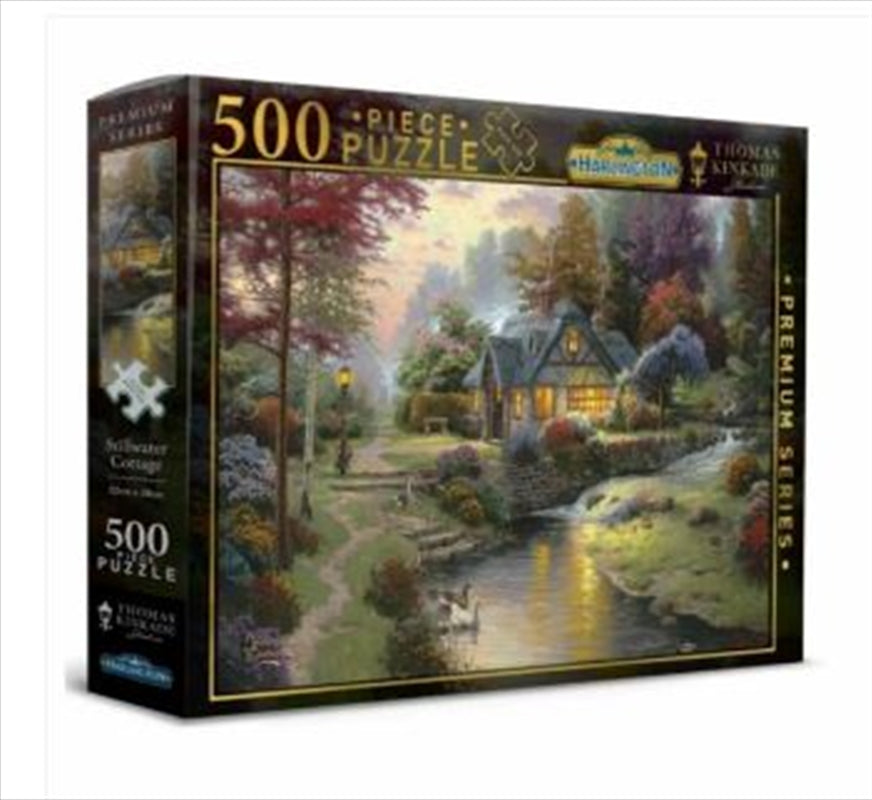 Harlington Thomas Kinkade PQ Stillwater Cottage 500 pieces