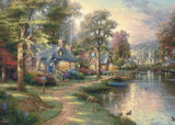 Harlington Thomas Kinkade PQ Hometown Lake 1000 pieces