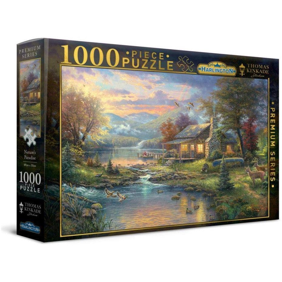 Harlington Thomas Kinkade PQ Nature's Paradise 1000 pieces