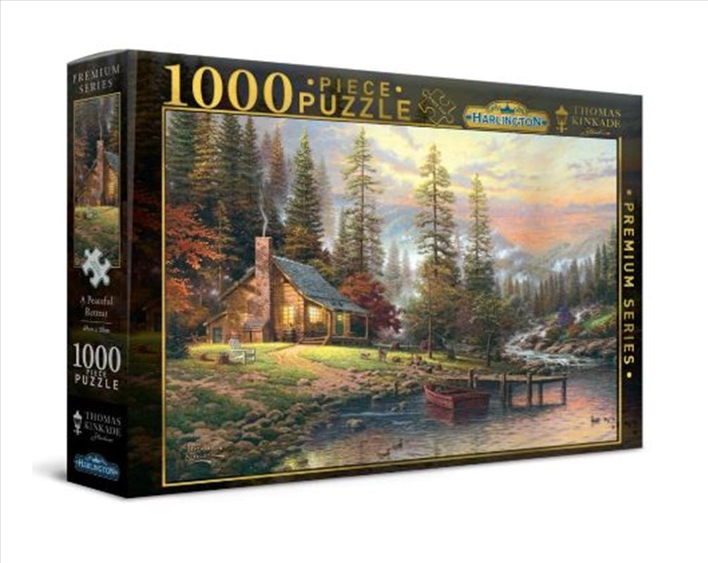 Harlington Thomas Kinkade PQ A Peaceful Retreat 1000 pieces