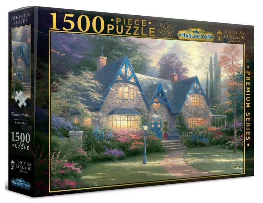 Harlington Thomas Kinkade PQ Winsor Manor 1500 pieces
