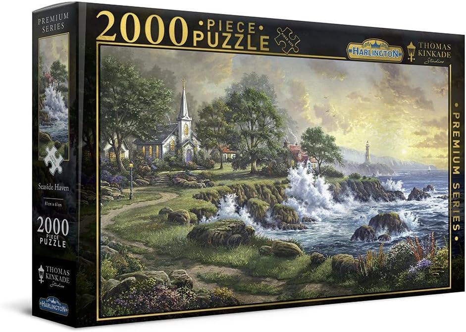 Harlington Thomas Kinkade PQ Seaside Haven 2000 pieces
