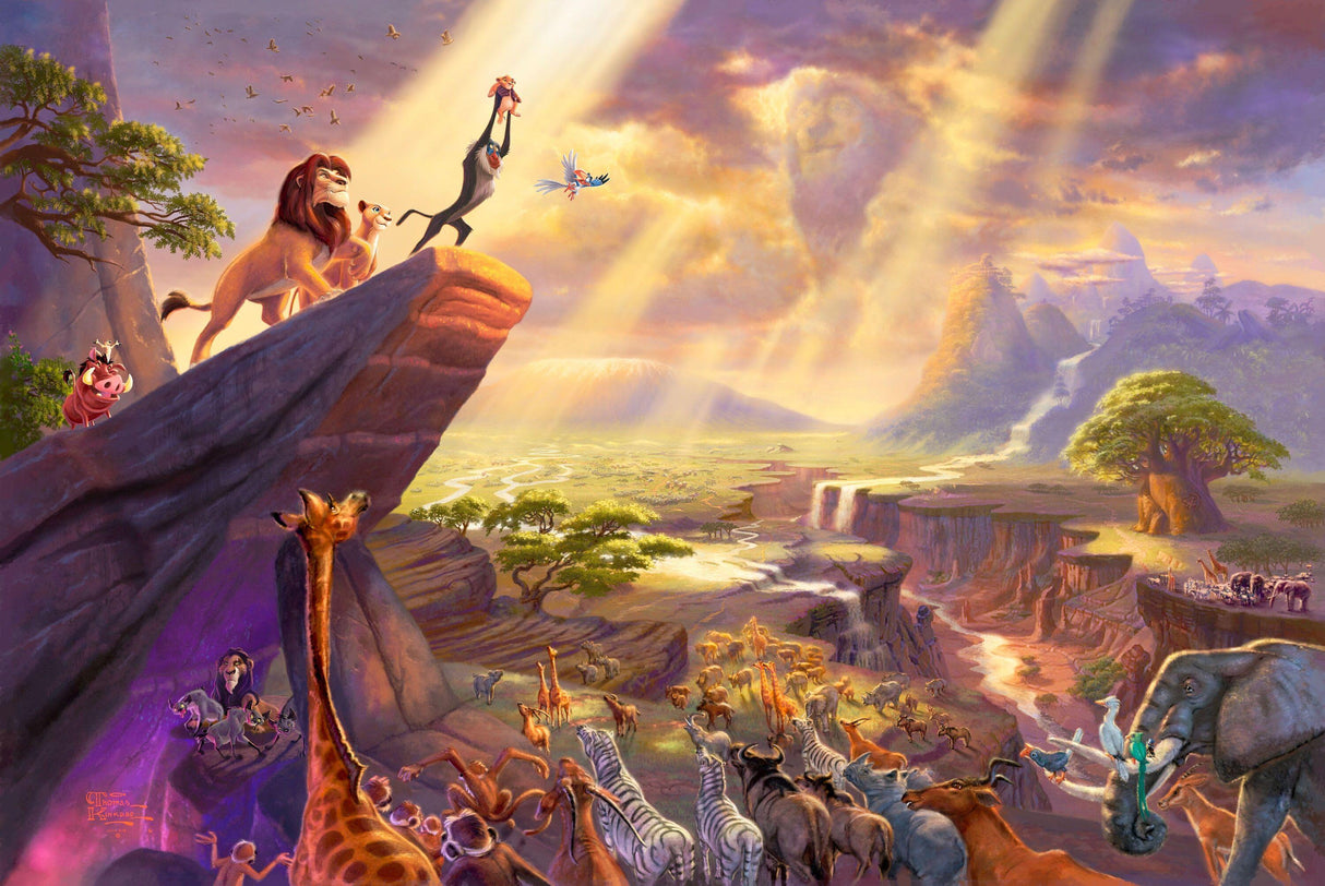 Harlington Thomas Kinkade PQ Disney The Lion King 1000 pieces