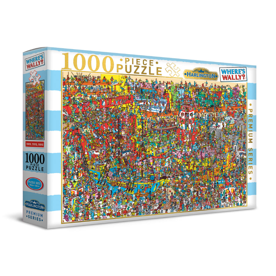 Harlington Thomas Kinkade PQ Where's Wally Toys, Toys, Toys 1000 pieces