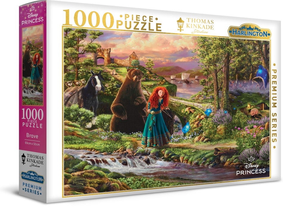 Harlington Thomas Kinkade Puzzle Disney Brave 1,000 Pieces