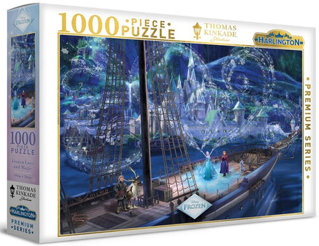 Harlington Thomas Kinkade PQ - Frozen Love & Magic 1000 Piece Puzzle