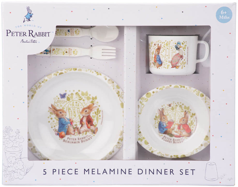 Peter Rabbit 5pc Dinner Set