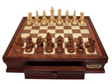 Dal Rossi Chess Set with Boxwood/Sheesham (16") (Pieces in Box L3010)
