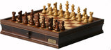 Dal Rossi Chess Set with Boxwood/Sheesham (16") (Pieces in Box L3010)