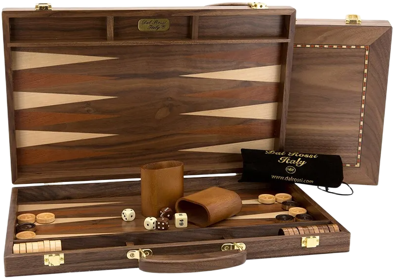 Dal Rossi Italy Walnut Backgammon (38cm/15")
