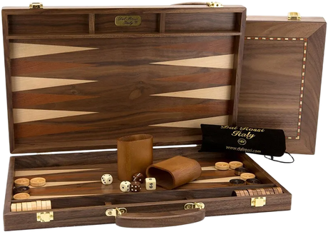 Dal Rossi Italy Walnut Backgammon (38cm/15")