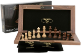 Dal Rossi Italy Walnut  Chess Set (18")