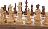 Dal Rossi Italy Walnut  Chess Set (18")