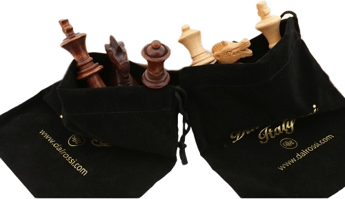 Dal Rossi Italy Walnut  Chess Set (18")