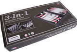 Magnetic 3-In-1 Chess/Checkers/Backgammon Set (32cm)
