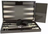 Dal Rossi 18" Carbon Fibre Finish Backgammon